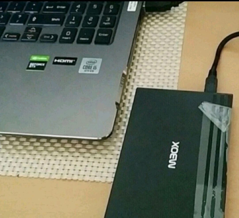 외장하드 대용량 미개봉 1TB USB 케이블포함 풀세트 이미지