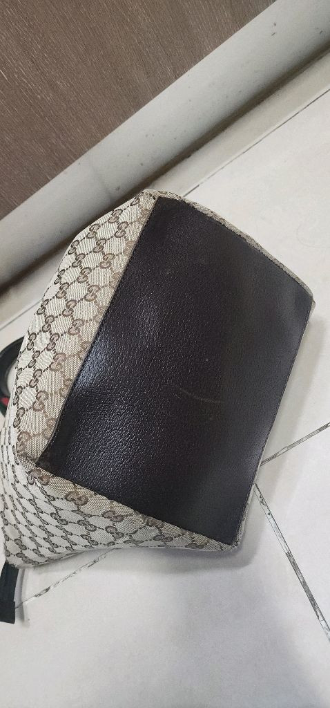 구찌 캔버스 웹 토드백 이미지