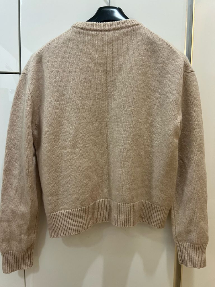 24fw 메종키츠네 베이지 빅폭스니트 L (새상품급) 이미지
