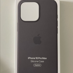 아이폰 16 Pro Max 정품 실리콘 케이스 스톤 그레이 이미지