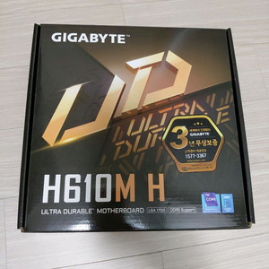 인텔 i3-12100 cpu 기가바이트 h610m d5 보드 이미지