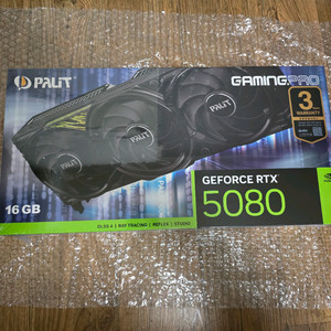 급처)Palit RTX 5080 GamingPro 미개봉팝니다 이미지