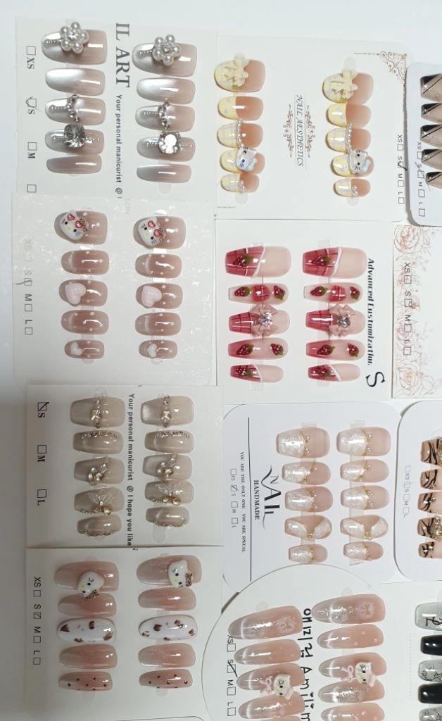수제 네일팁 새상품 명.키 이미지