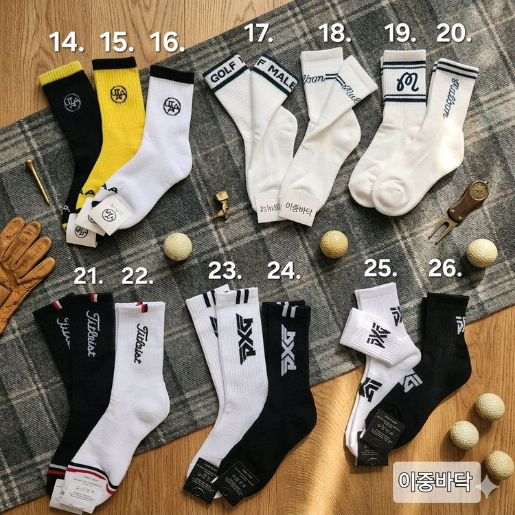 말본 타이틀 pxg 골프양말 (5+1 이벤트!) 이미지
