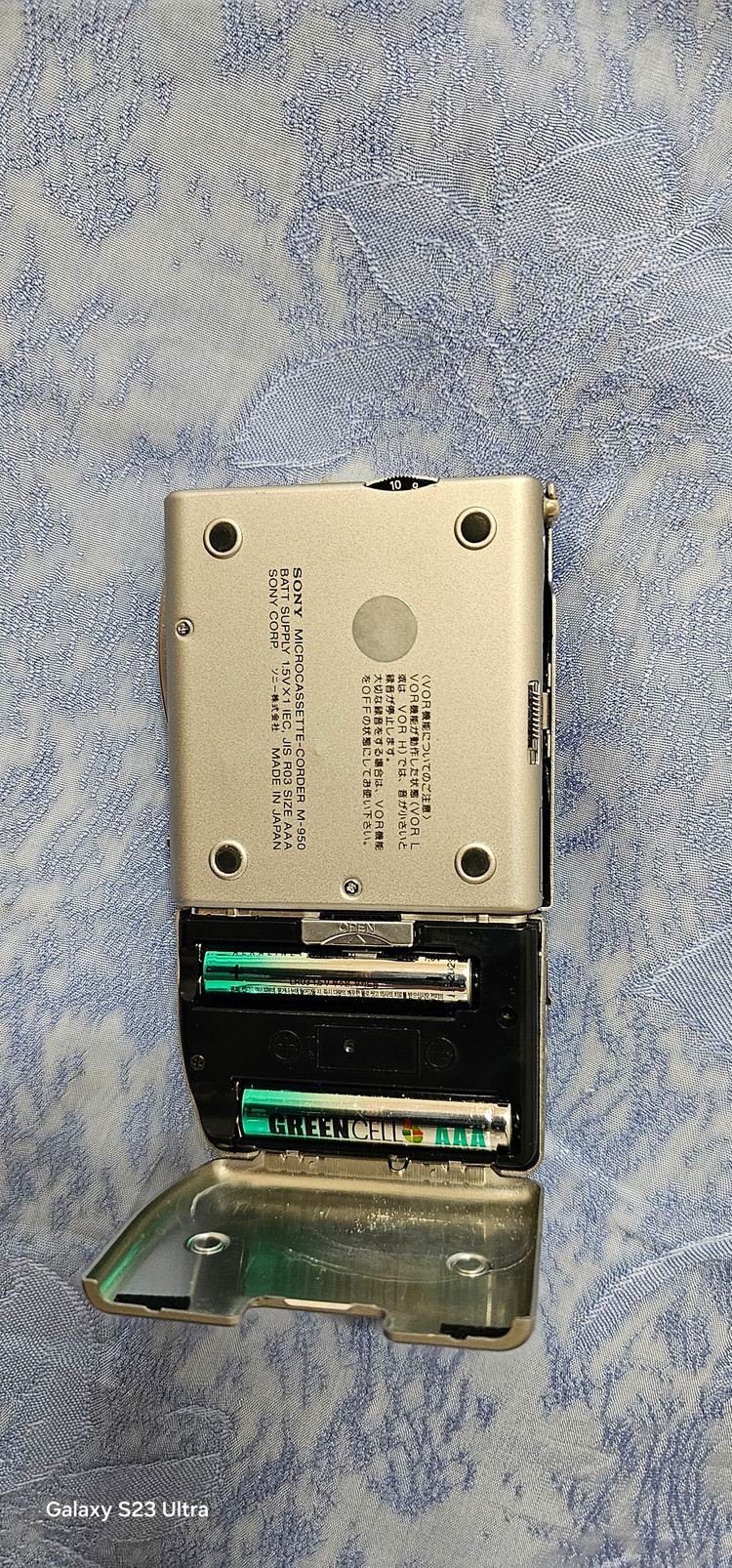 SONY M-950 마이크로 워크맨 작동품 이미지