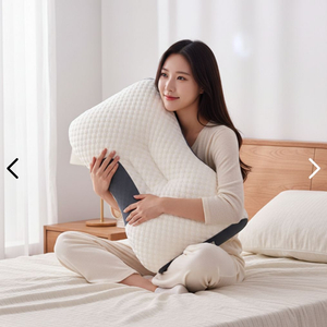 거북목 경추 낮은 높이 목편한 베개 이미지