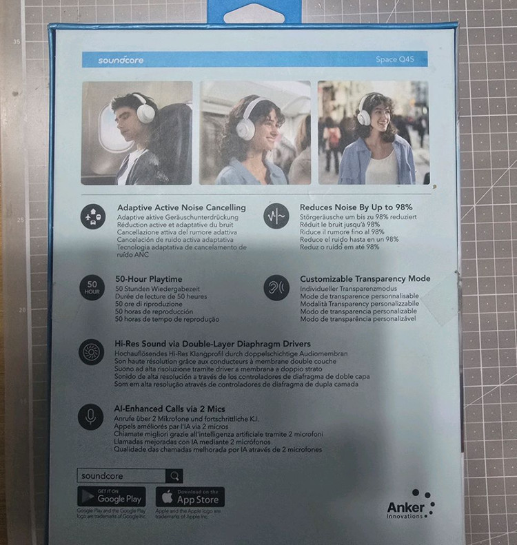 노이즈캔슬링 무선 헤드폰 이미지