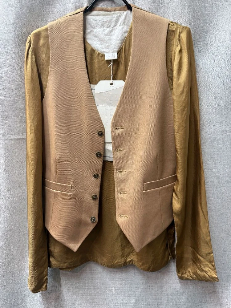 새상품) 메종 마르지엘라 x H&M 베스트/블라우스 셋업XS(XS~S) 이미지