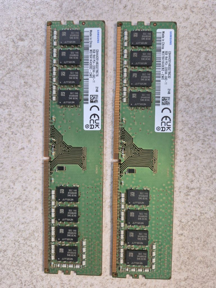 삼성 DDR4 8GB 메모리 2개 일괄 택포 이미지