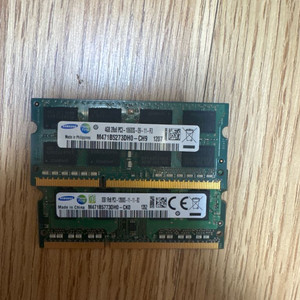 삼성 DDR3 6GB 노트북 램 이미지