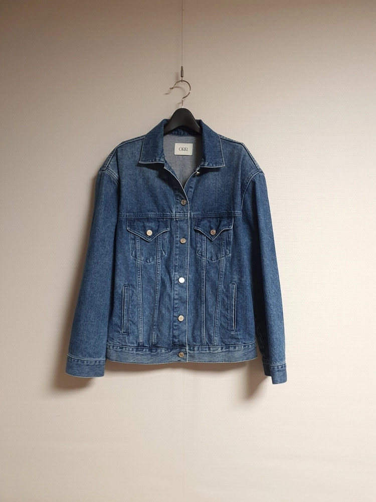 오르 orr 오버핏 데님 자켓 s 사이즈 정품 이미지