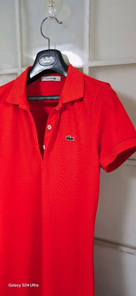 여.80-90) 라코스테 여성 원피스, 라코스테 여성 드레스 / LACOSTE 치마 스커트 이미지