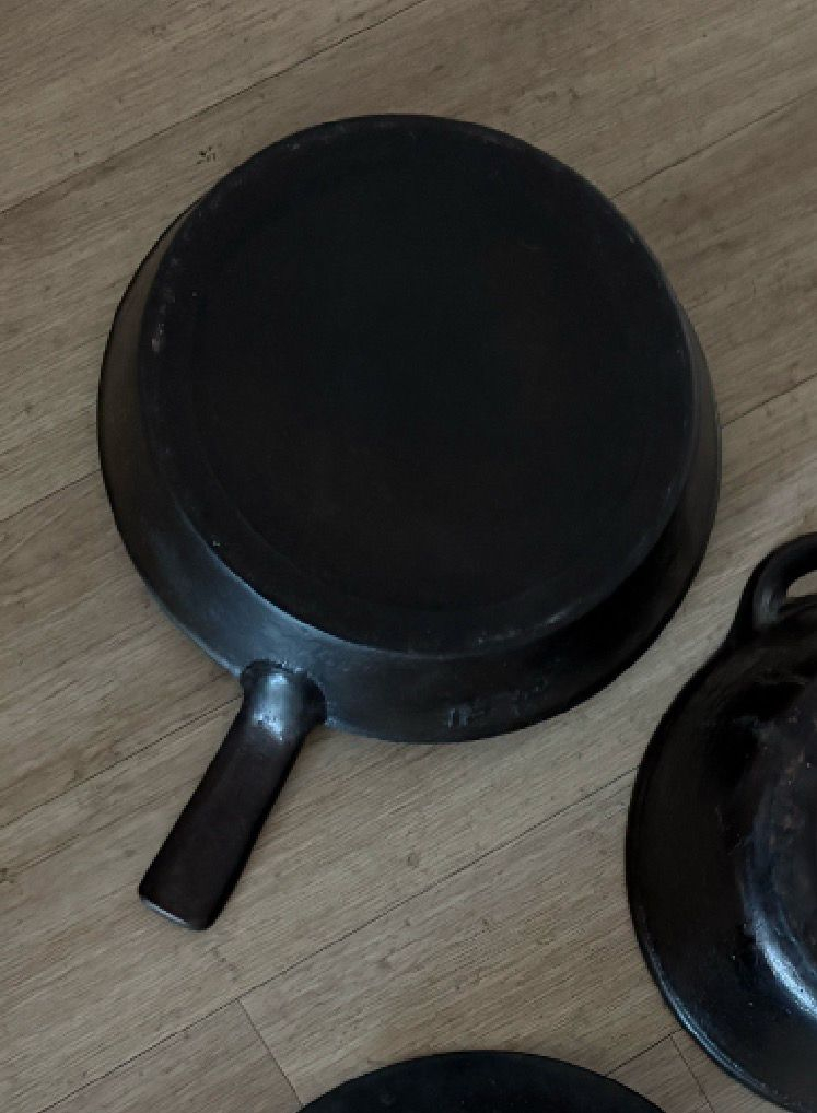 운틴 무쇠 편수 팬 후라이팬 길들임 이미지