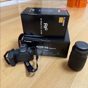 캐논 R6 Mark2 바디 + RF 24-70mm F2.8 L IS USM 렌즈 r6m2 r6 mark II 이미지