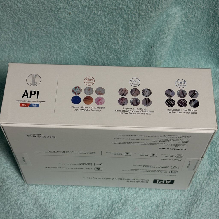 아람 휴비스 api 203 피부 두피 모발 진단기 이미지