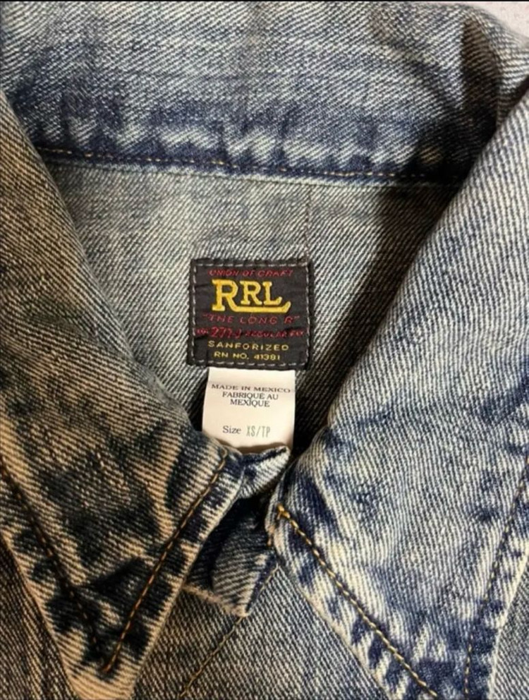 폴로 랄프 로렌 RRL 트러커 데님자켓(XS) 이미지
