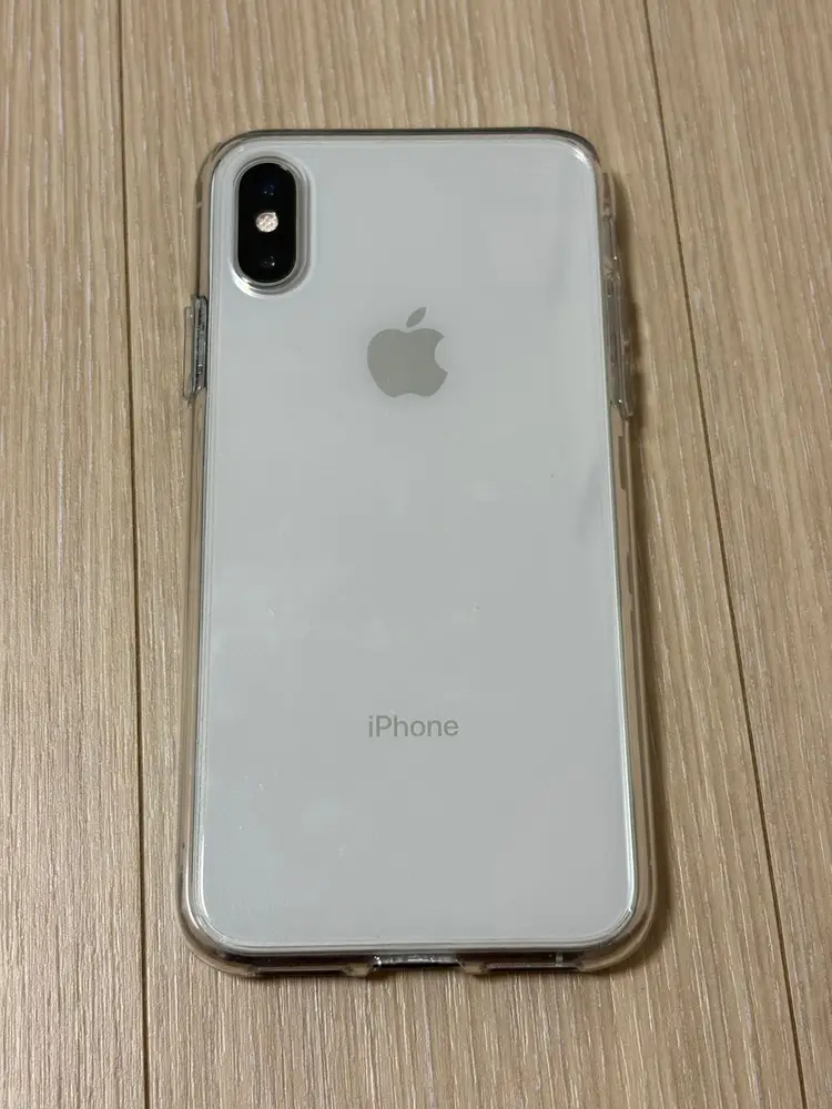 아이폰xs 화이트 실버 64G 이미지