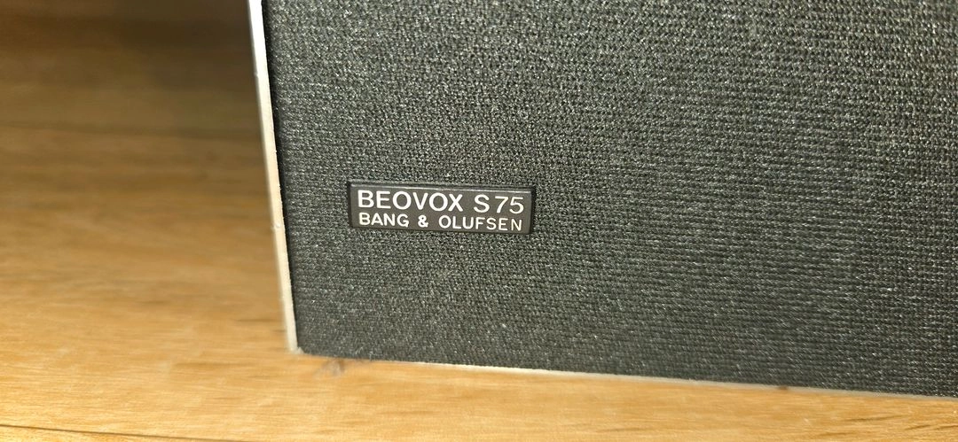 빈티지 뱅앤올룹슨 스피커 beovox s75 이미지