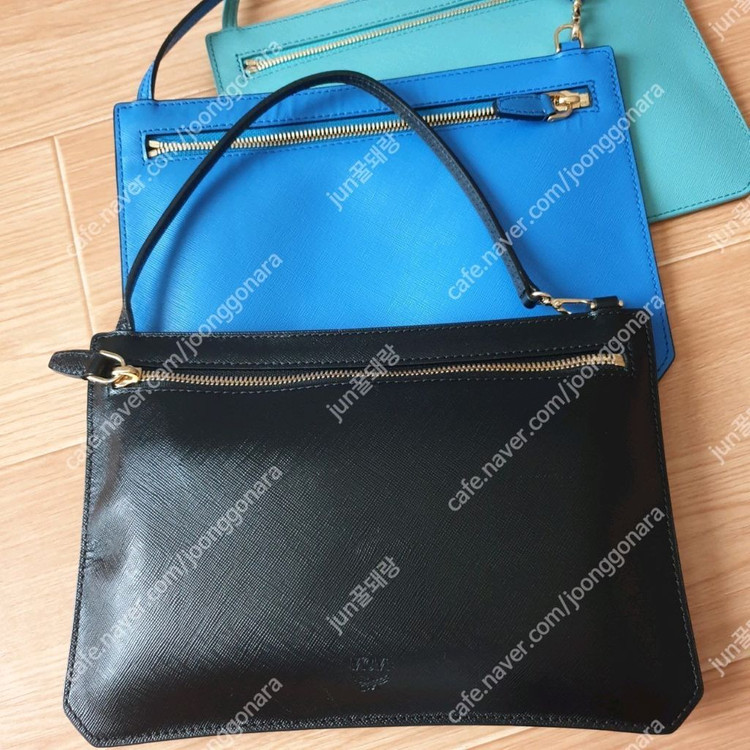 엠씨엠 가방 미니 클러치백 MCM 클러치백 파랑/민트/블랙 사피아노 mcm 파우치 미니백 가방 #거의새거# 이미지