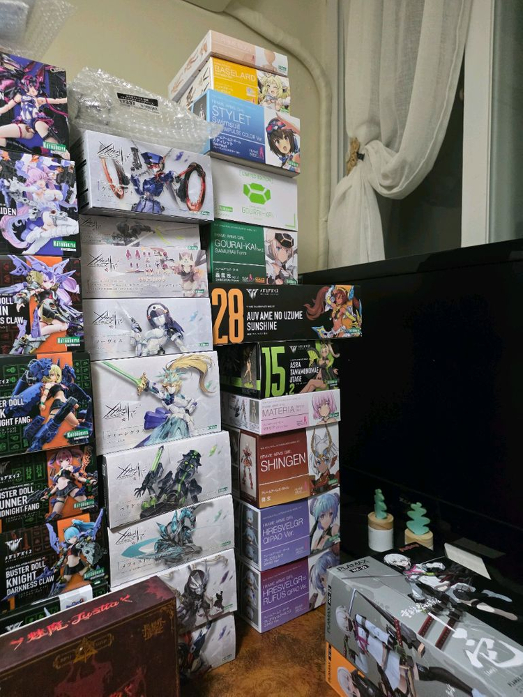 미소녀, 걸프라 일괄정리 프레임암즈걸,메가미디바이스,무한해후,반다이,프라max,스네일쉘 이미지