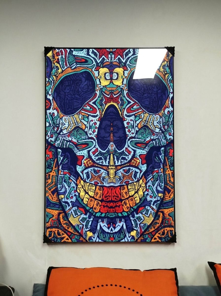 그림 액자 팝아트 인테리어소품 핑크팬더그림 흑표범액자 대형 거실벽장식 선물용 모던아트 스타일 디자인 포인트 아트포스 이미지