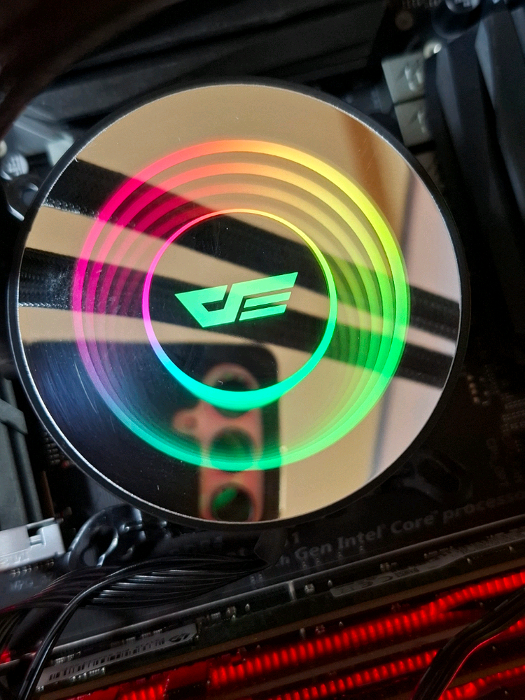 컴퓨터 CPU 수냉쿨러 darkFlash Twister DX-360 ARGB (흑색) 이미지