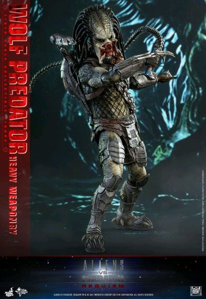 핫토이 1/6 울프 프레데터 2.0 AVPR HOT TOYS MMS443 Wolf Predator 이미지