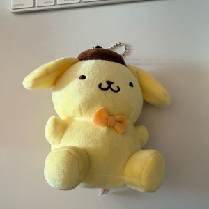 산리오 폼폼푸린 봉제인형 키링 이미지