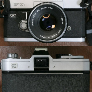 캐논 FTb QL 필름카메라 + FD 50mm / 35mm 렌즈 2개 판매 이미지