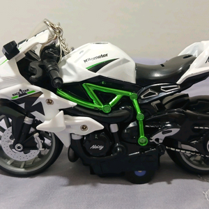 가와사키(Kawasaki)의 슈퍼바이크 모델인 닌자(Ninja) H2R을 재현한 오토바이 다이캐스트(키링)모델명: 이미지
