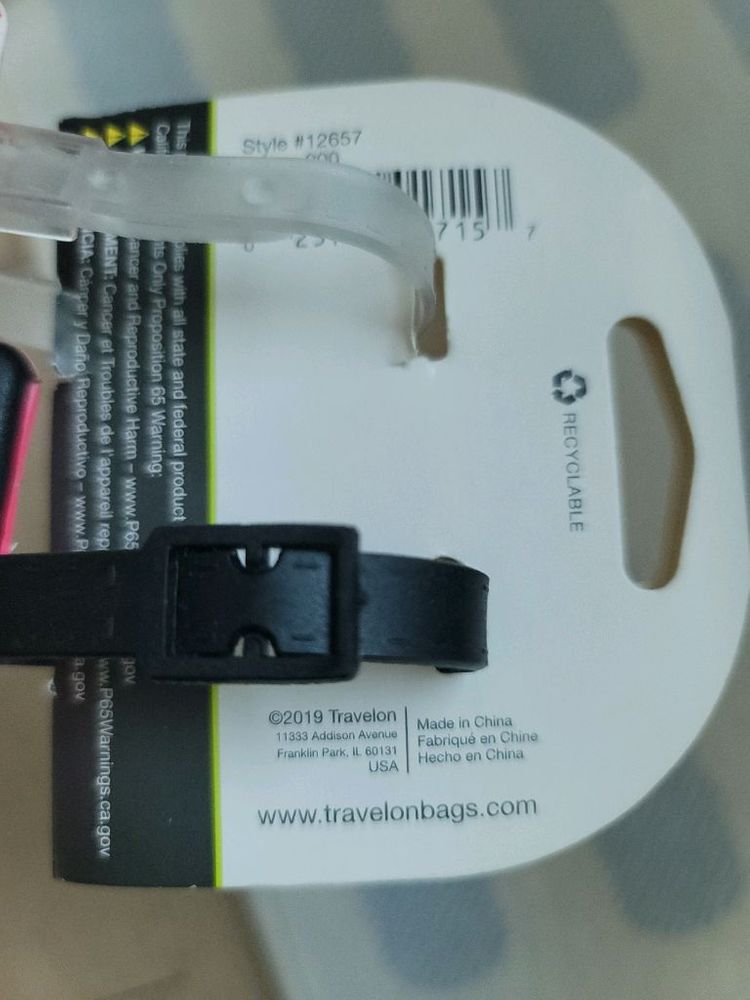 (새상품)TRAVELON 러기지택(네임택)2개 세트 이미지