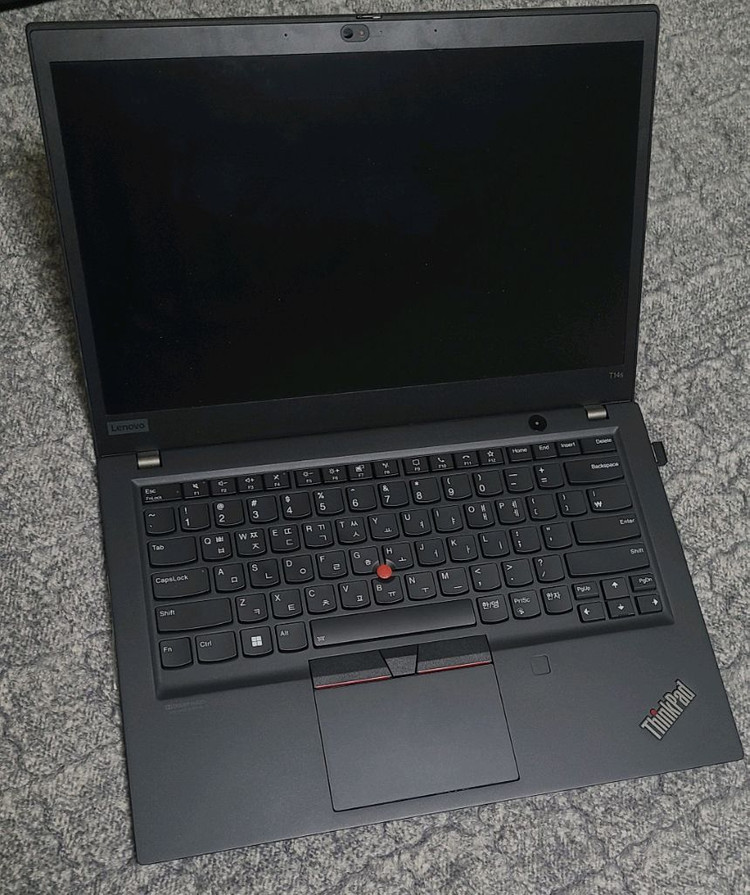 레노버 씽크패드 T14S 노트북 (i7-10610U/RAM 32G/SSD 256G/WIN11 PRO) 이미지