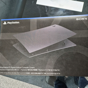 미개봉)ps5 디지털 콘솔커버 블랙 플레이트 이미지