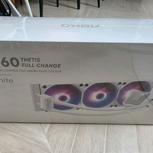 앱코 T360 ARGB 수냉쿨러 화이트(실착 사진 O) 이미지