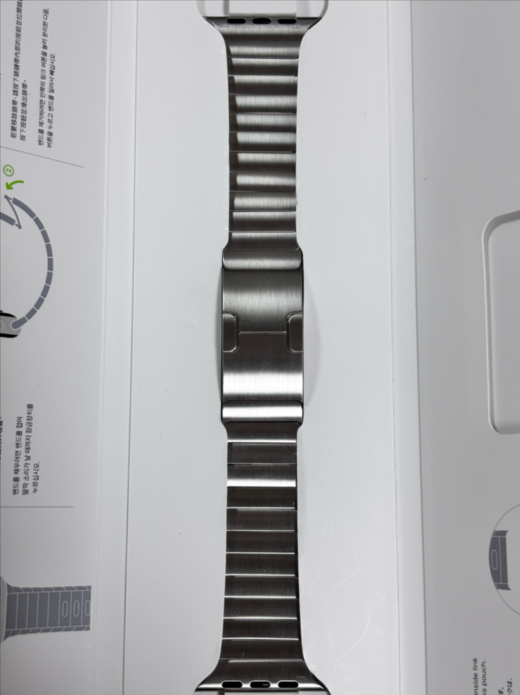 애플워치 정품 실버 링크브레이슬릿 42mm 이미지