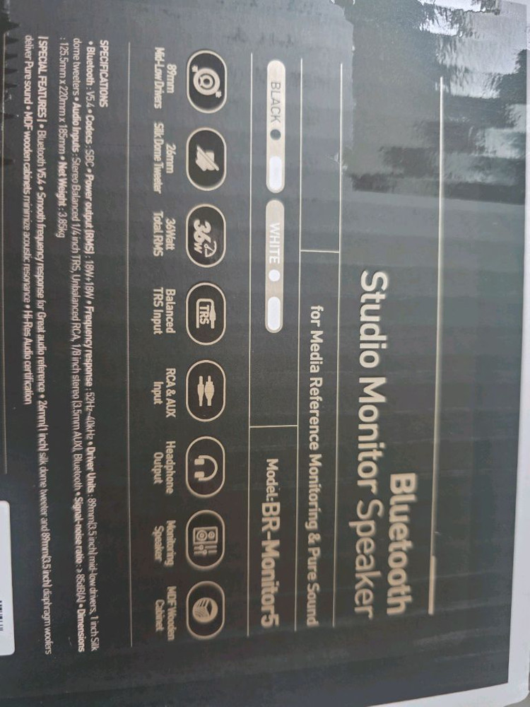 브리츠블루투스스피커 모니터5 BR-Monitor5 스피커 미개봉 새상품 이미지