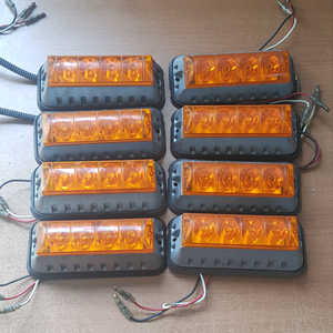 파박이 써치 LED 싸이키램프 황색 중고 12V 24V 화물차 중장비 트랙터 팝니다 이미지