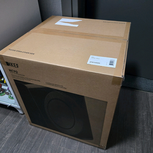 KEF KC92 화이트 서브우퍼 미개봉 이미지
