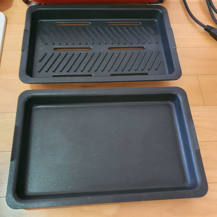 레꼴드 홈 바베큐 전기그릴 앤 전골팬.찜판 캠핑그릴 이미지