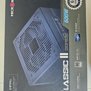 마이크로닉스 클래식 2 600w 파워 판매합니다 이미지