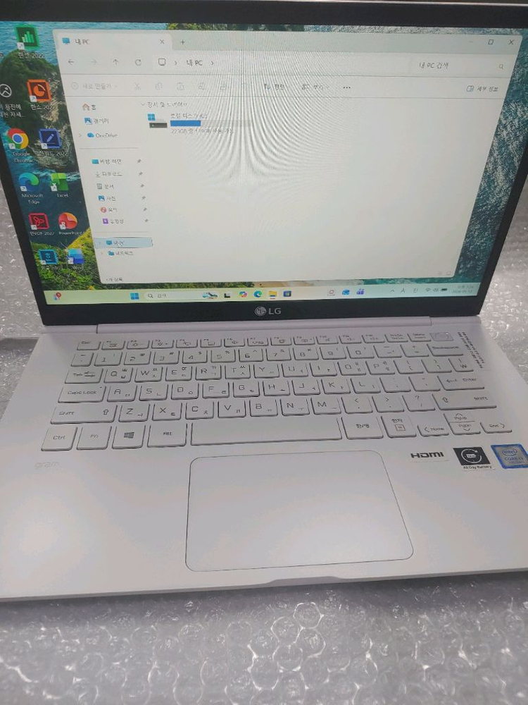 LG 그램 14Z980-MR3MK SSD256G 메모리12G 업그레이드된 노트북 판매합니다 이미지