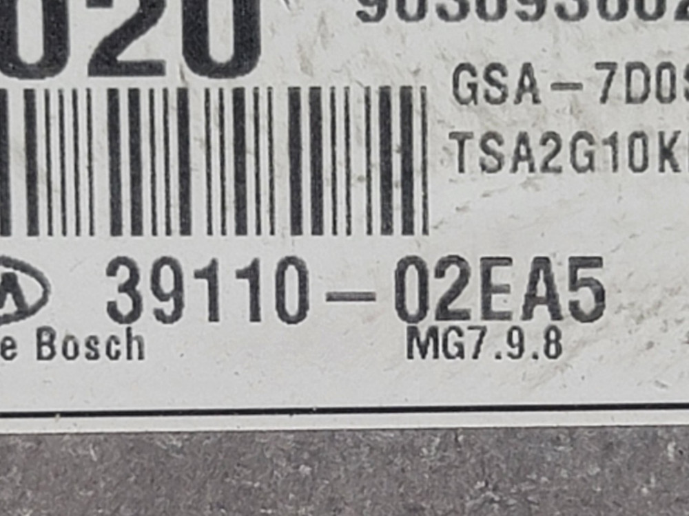 (중고) 기아 뉴모닝 ECU 중고 39100-02EA5 / 39110-02EA5 / 3910002EA5 / 391 이미지