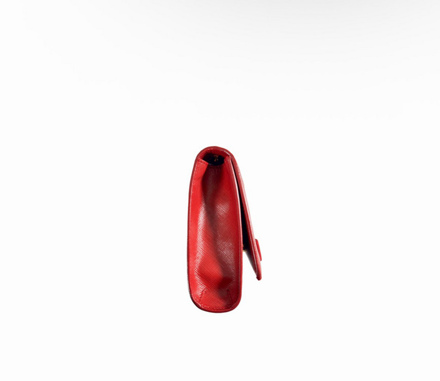 페레가모 여성 지니 바라 보우 체인 숄더 크로스백 레드 22 B558 이미지