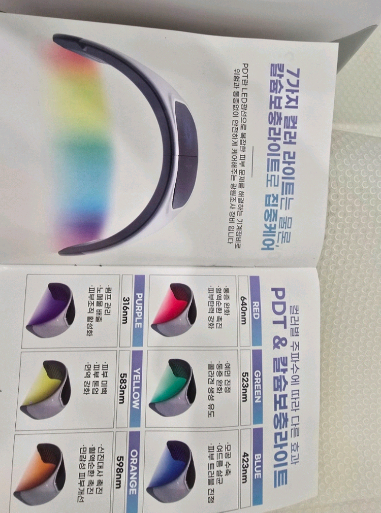LED 미용기기 세트 이미지