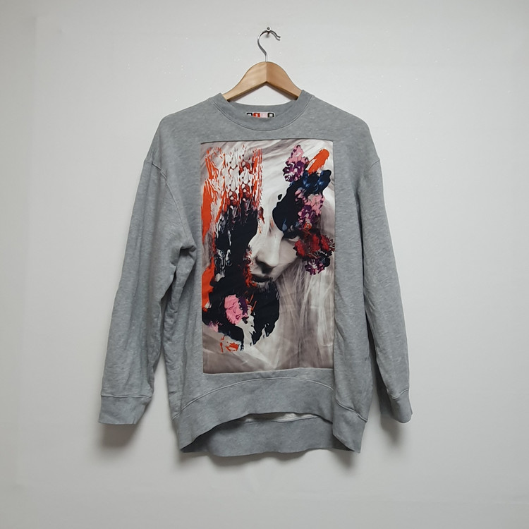 엠에스지엠 MSGM 프린팅 맨투맨 그레이(XS) 이미지