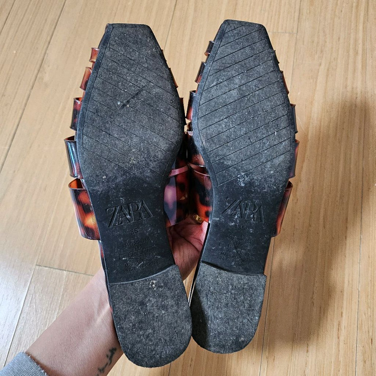 자라 젤리 뮬 슬리퍼 35 230사이즈 이미지