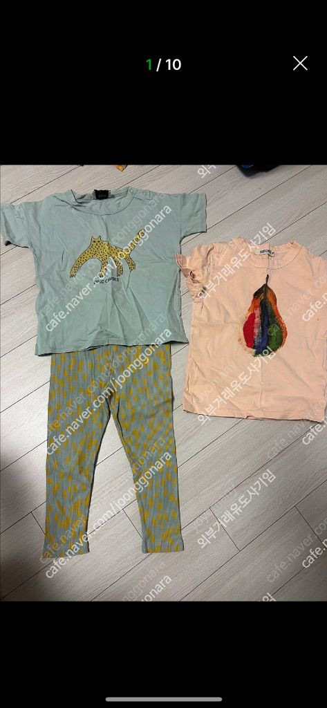 보보쇼즈 반팔 바지 24-36m 2y 이미지