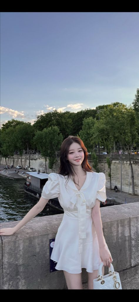 아비투스에이미 아이린 유자 실크 원피스 스몰 이미지