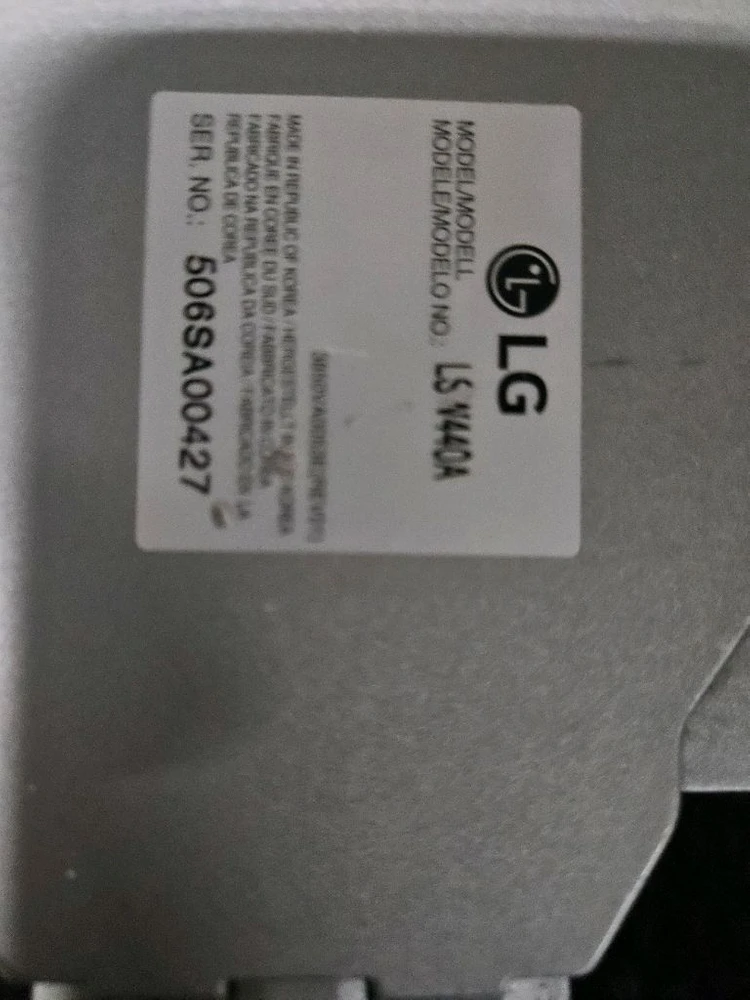 LG LSW440A 벽걸이 TV 브라켓 이미지