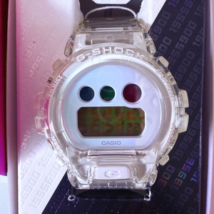 카시오 지샥 DW-6900 1995-2020 투명 시계 이미지